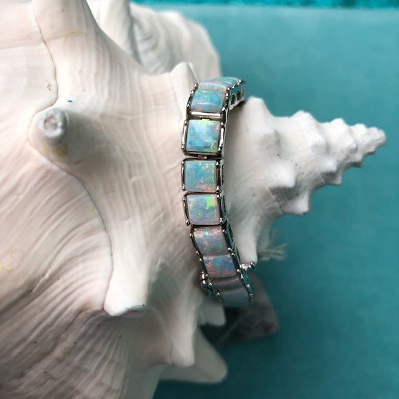 Genuine opal bracelet 14.75ct - Picture 5 of 6